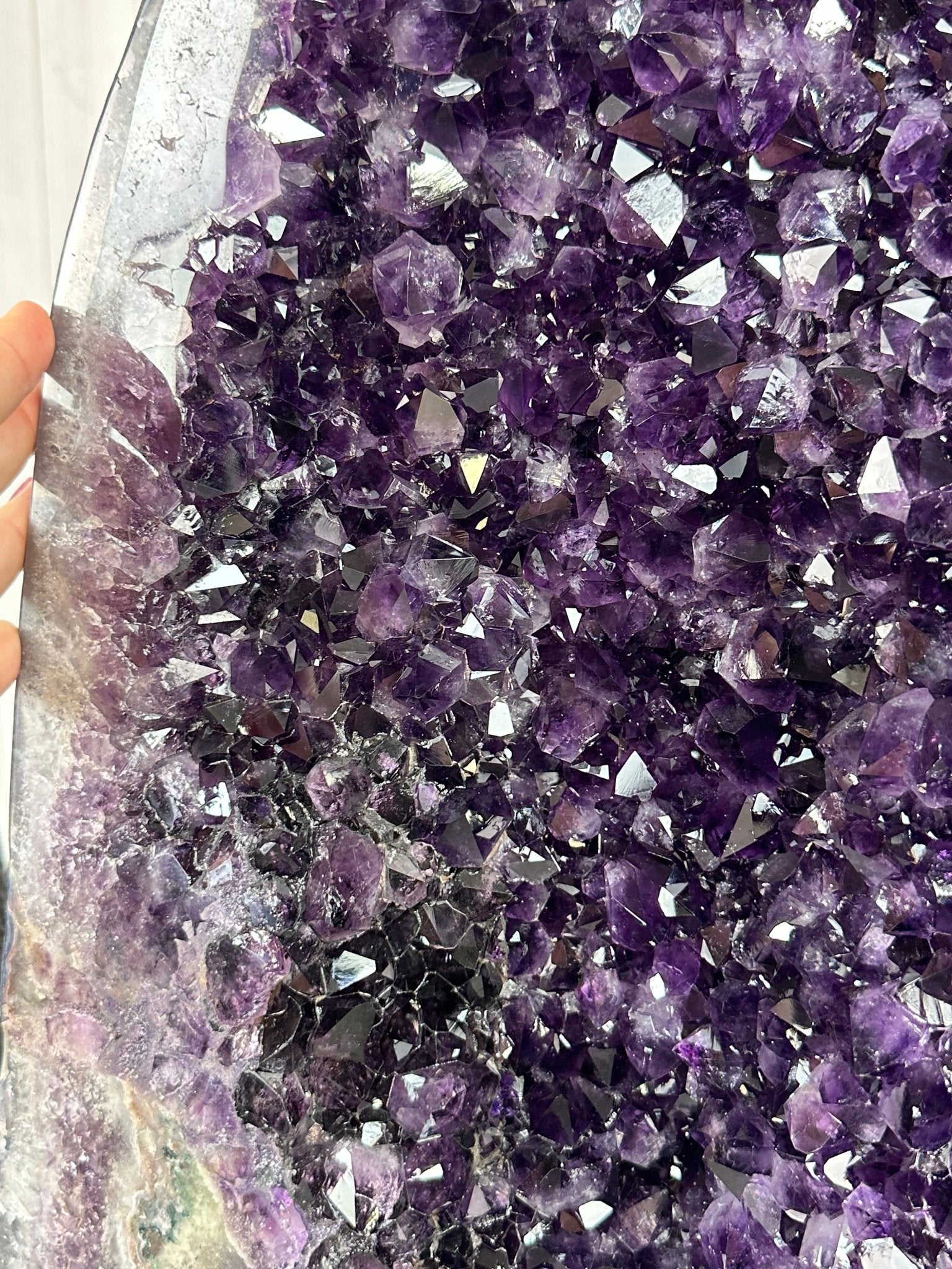 Large Super Quality Amethyst Wings on a Metal Stand, 337 lbs, 63" Tall #5493-0038 - Brazil GemsBrazil GemsLarge Super Quality Amethyst Wings on a Metal Stand, 337 lbs, 63" Tall #5493-0038Amethyst Butterfly Wings5493-0038