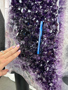 Large Super Quality Amethyst Wings on a Metal Stand, 337 lbs, 63" Tall #5493-0038 - Brazil GemsBrazil GemsLarge Super Quality Amethyst Wings on a Metal Stand, 337 lbs, 63" Tall #5493-0038Amethyst Butterfly Wings5493-0038