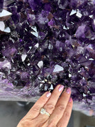Large Super Quality Amethyst Wings on a Metal Stand, 337 lbs, 63" Tall #5493-0038 - Brazil GemsBrazil GemsLarge Super Quality Amethyst Wings on a Metal Stand, 337 lbs, 63" Tall #5493-0038Amethyst Butterfly Wings5493-0038