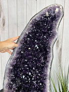 Large Super Quality Amethyst Wings on a Metal Stand, 337 lbs, 63" Tall #5493-0038 - Brazil GemsBrazil GemsLarge Super Quality Amethyst Wings on a Metal Stand, 337 lbs, 63" Tall #5493-0038Amethyst Butterfly Wings5493-0038