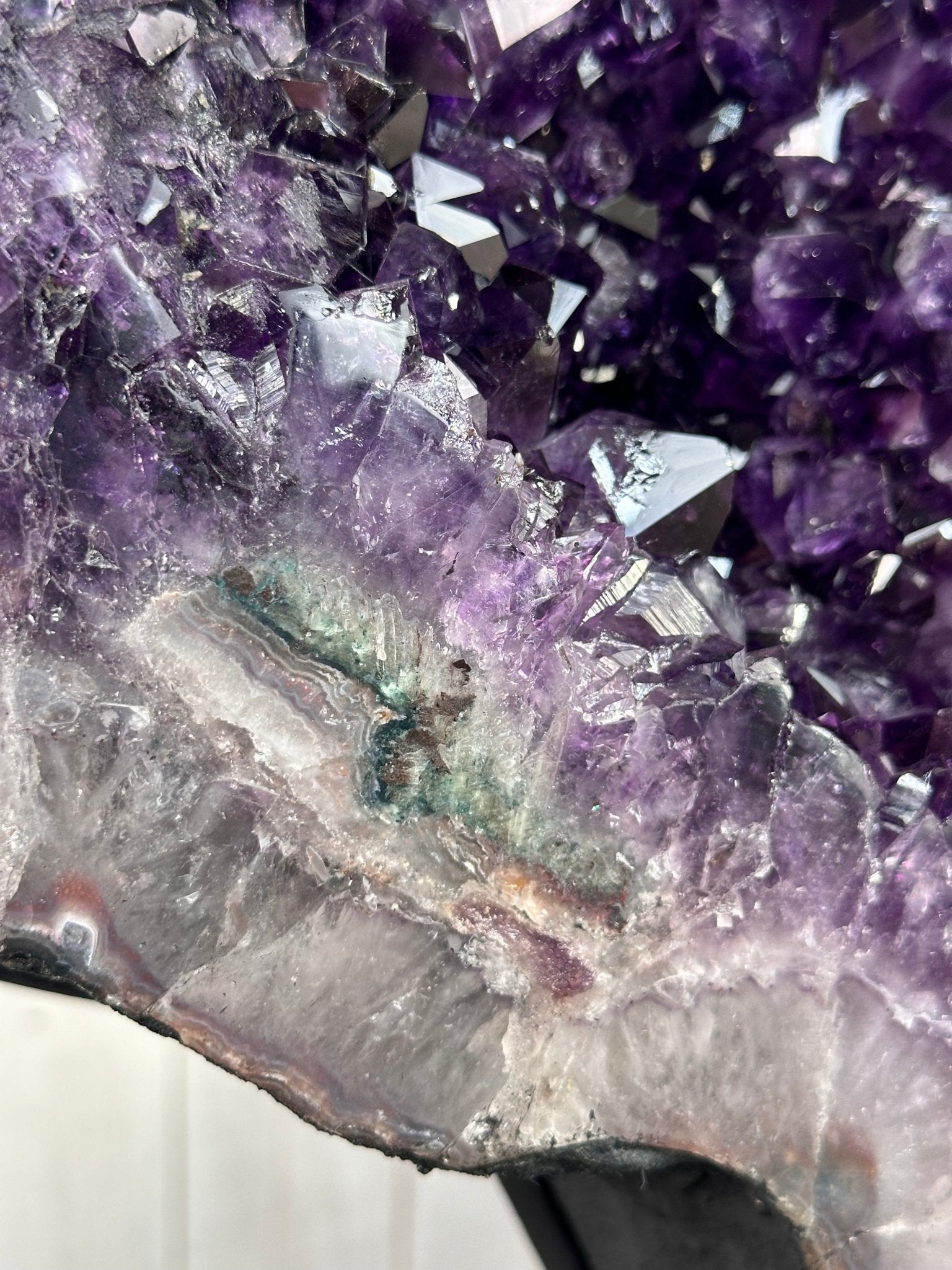 Large Super Quality Amethyst Wings on a Metal Stand, 337 lbs, 63" Tall #5493-0038 - Brazil GemsBrazil GemsLarge Super Quality Amethyst Wings on a Metal Stand, 337 lbs, 63" Tall #5493-0038Amethyst Butterfly Wings5493-0038