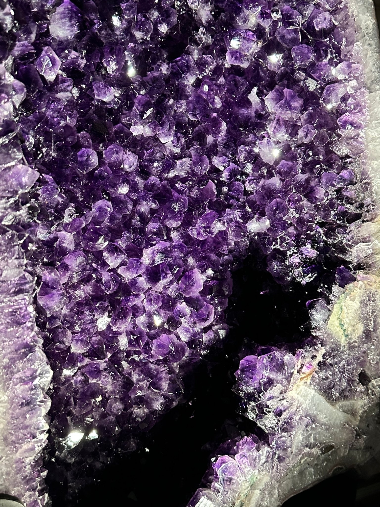 Large Super Quality Amethyst Wings on a Metal Stand, 337 lbs, 63" Tall #5493-0038 - Brazil GemsBrazil GemsLarge Super Quality Amethyst Wings on a Metal Stand, 337 lbs, 63" Tall #5493-0038Amethyst Butterfly Wings5493-0038