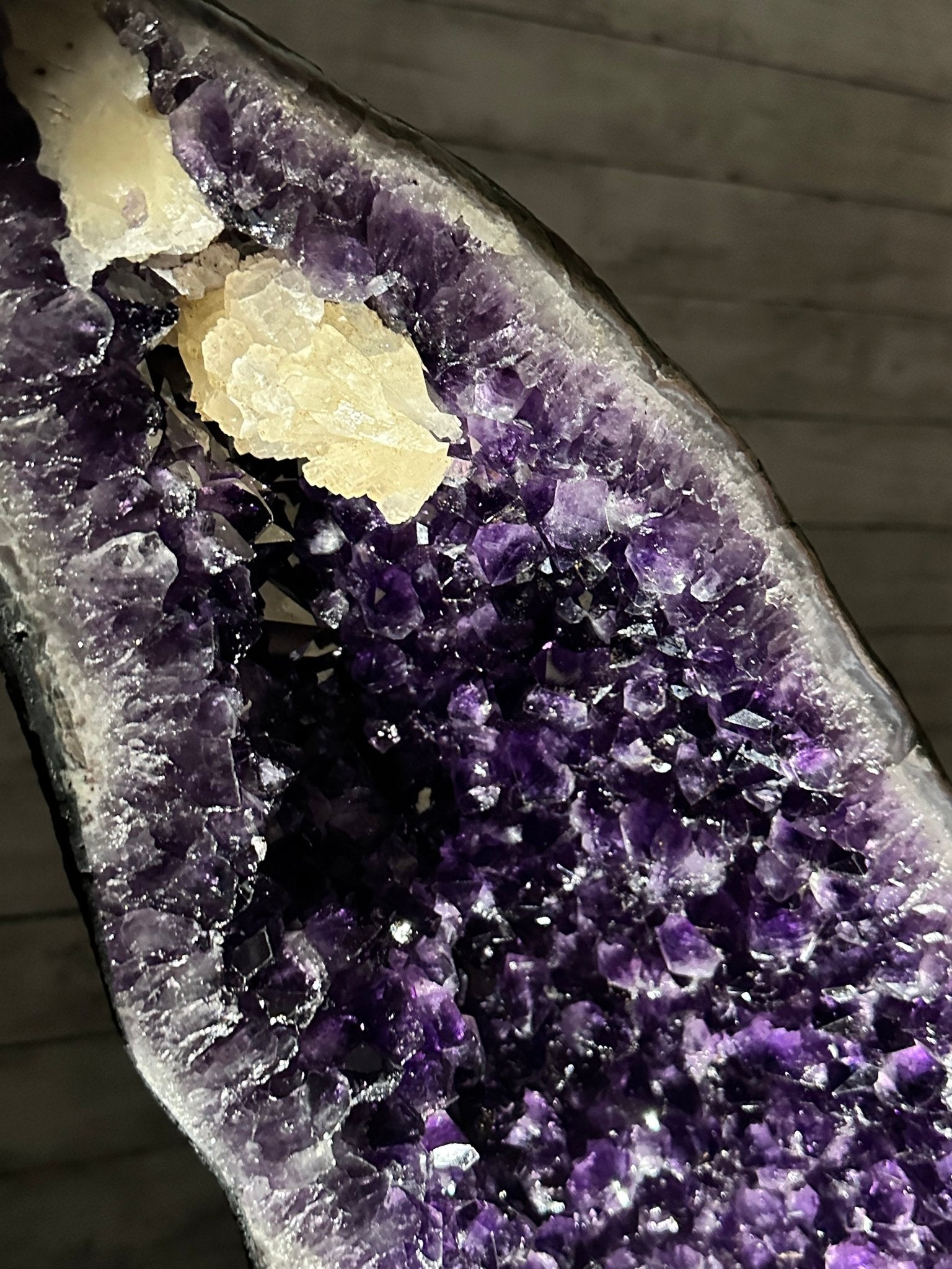 Large Super Quality Amethyst Wings on a Metal Stand, 337 lbs, 63" Tall #5493-0038 - Brazil GemsBrazil GemsLarge Super Quality Amethyst Wings on a Metal Stand, 337 lbs, 63" Tall #5493-0038Amethyst Butterfly Wings5493-0038