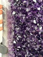 Large Super Quality Amethyst Wings on a Metal Stand, 337 lbs, 63" Tall #5493-0038 - Brazil GemsBrazil GemsLarge Super Quality Amethyst Wings on a Metal Stand, 337 lbs, 63" Tall #5493-0038Amethyst Butterfly Wings5493-0038