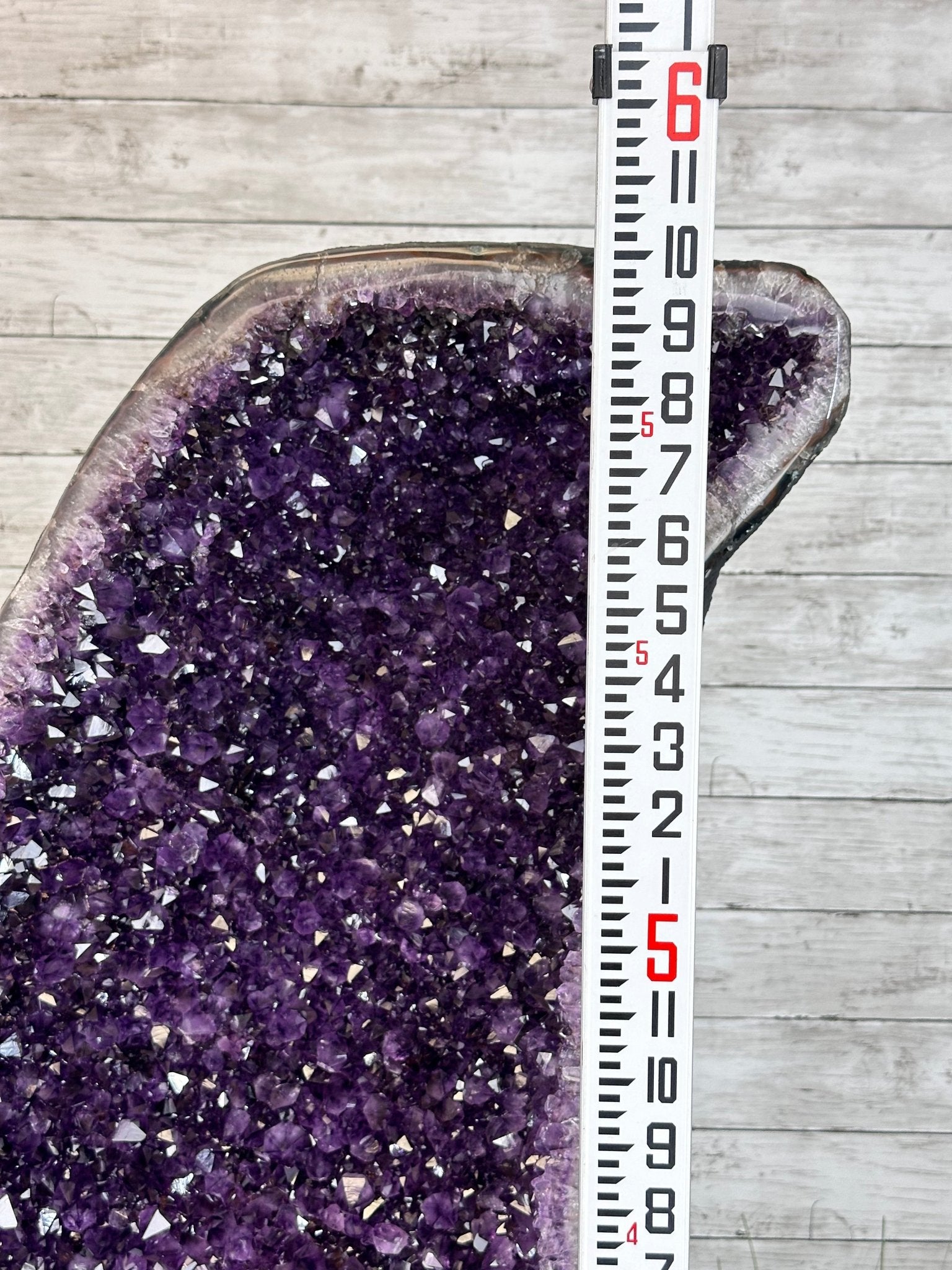 Large Super Quality Amethyst Wings on a Metal Stand, 503 lbs, 71" Tall #5493-0046 - Brazil GemsBrazil GemsLarge Super Quality Amethyst Wings on a Metal Stand, 503 lbs, 71" Tall #5493-0046Amethyst Butterfly Wings5493-0046
