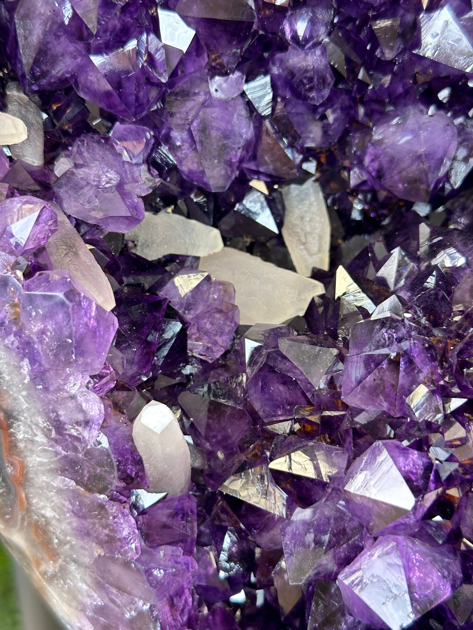 Large Super Quality Amethyst Wings on a Metal Stand, 503 lbs, 71" Tall #5493-0046 - Brazil GemsBrazil GemsLarge Super Quality Amethyst Wings on a Metal Stand, 503 lbs, 71" Tall #5493-0046Amethyst Butterfly Wings5493-0046