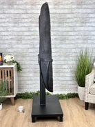 Large Super Quality Amethyst Wings on a Metal Stand, 503 lbs, 71" Tall #5493-0046 - Brazil GemsBrazil GemsLarge Super Quality Amethyst Wings on a Metal Stand, 503 lbs, 71" Tall #5493-0046Amethyst Butterfly Wings5493-0046