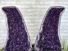 Large Super Quality Amethyst Wings on a Metal Stand, 503 lbs, 71" Tall #5493-0046 - Brazil GemsBrazil GemsLarge Super Quality Amethyst Wings on a Metal Stand, 503 lbs, 71" Tall #5493-0046Amethyst Butterfly Wings5493-0046