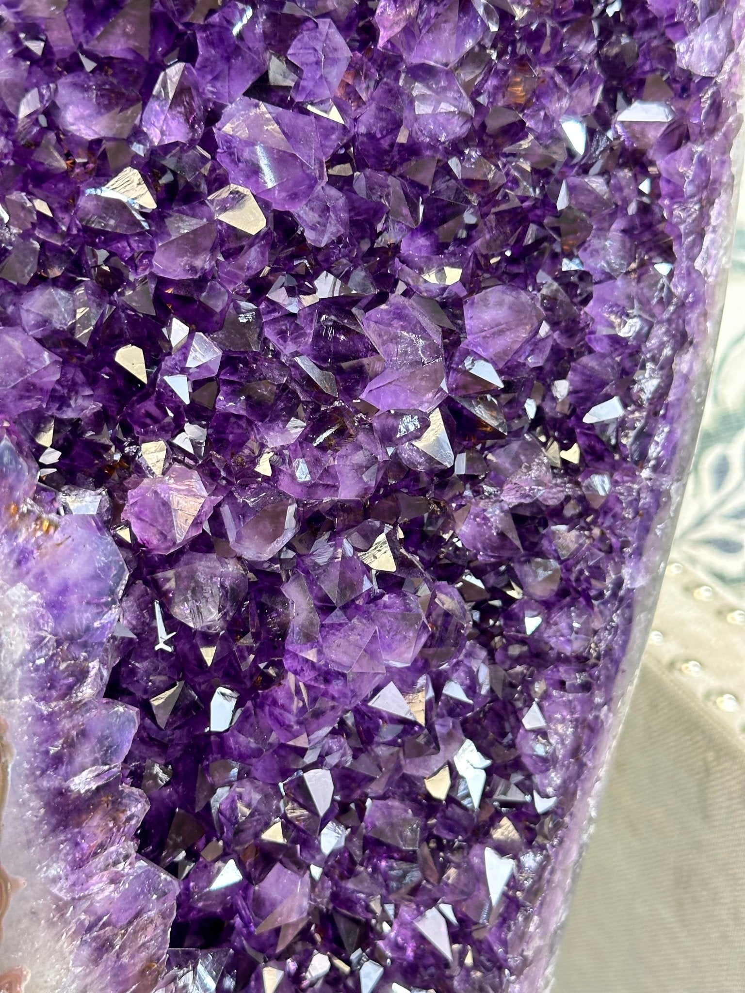 Large Super Quality Amethyst Wings on a Metal Stand, 503 lbs, 71" Tall #5493-0046 - Brazil GemsBrazil GemsLarge Super Quality Amethyst Wings on a Metal Stand, 503 lbs, 71" Tall #5493-0046Amethyst Butterfly Wings5493-0046