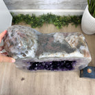 Large Super Quality Polished Brazilian Amethyst Cathedral, 185.7 lbs & 24.5" tall Model #5602-0073 by Brazil Gems - Brazil GemsBrazil GemsLarge Super Quality Polished Brazilian Amethyst Cathedral, 185.7 lbs & 24.5" tall Model #5602-0073 by Brazil GemsPolished Cathedrals5602-0073