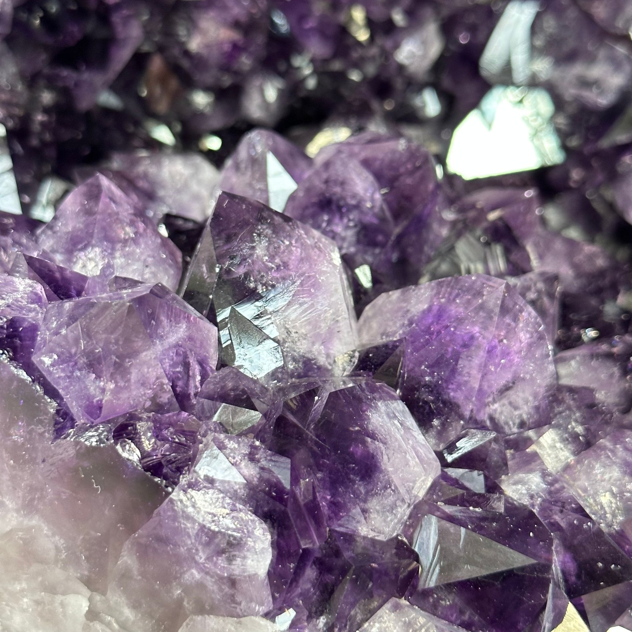 Large Super Quality Polished Brazilian Amethyst Cathedral, 185.7 lbs & 24.5" tall Model #5602-0073 by Brazil Gems - Brazil GemsBrazil GemsLarge Super Quality Polished Brazilian Amethyst Cathedral, 185.7 lbs & 24.5" tall Model #5602-0073 by Brazil GemsPolished Cathedrals5602-0073