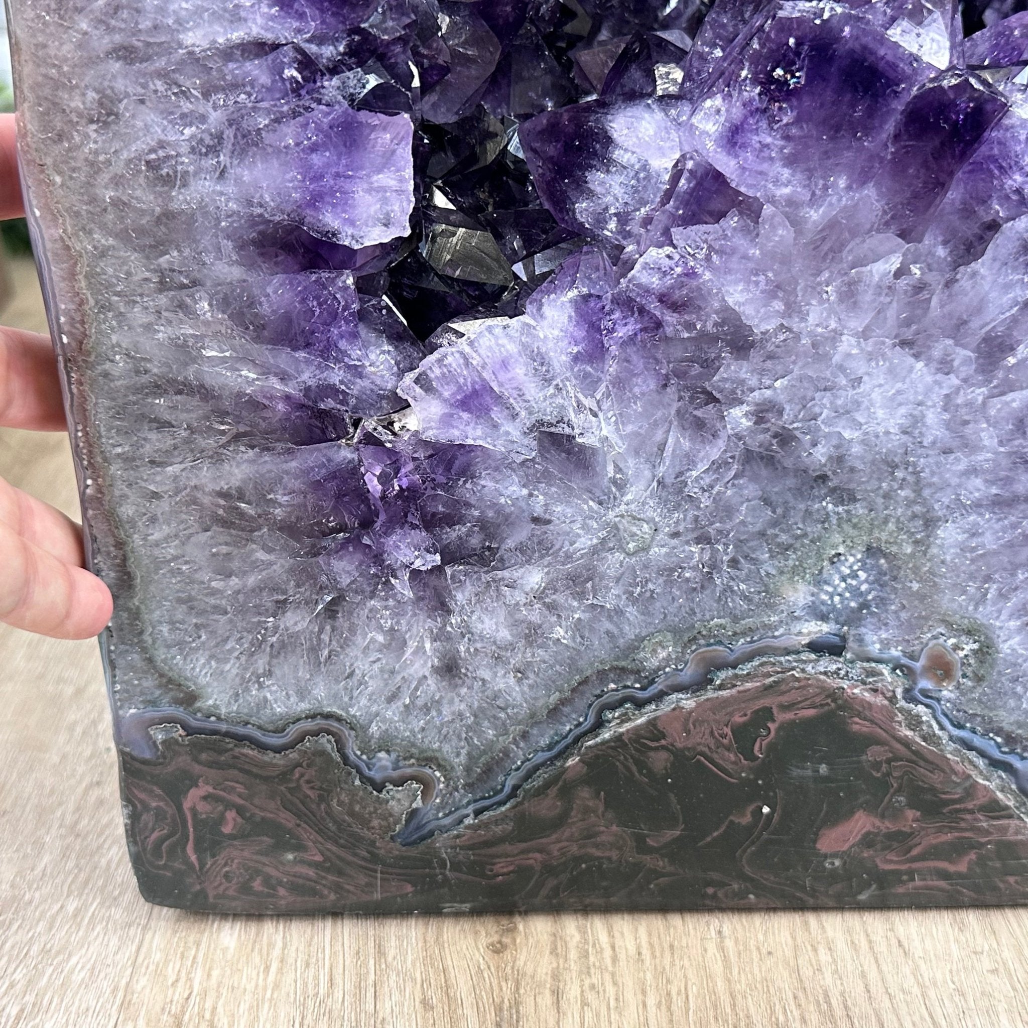 Large Super Quality Polished Brazilian Amethyst Cathedral, 185.7 lbs & 24.5" tall Model #5602-0073 by Brazil Gems - Brazil GemsBrazil GemsLarge Super Quality Polished Brazilian Amethyst Cathedral, 185.7 lbs & 24.5" tall Model #5602-0073 by Brazil GemsPolished Cathedrals5602-0073