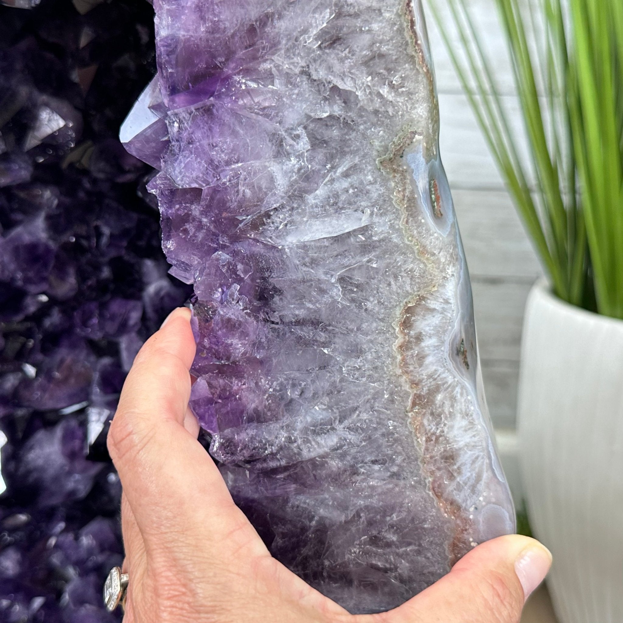 Large Super Quality Polished Brazilian Amethyst Cathedral, 185.7 lbs & 24.5" tall Model #5602-0073 by Brazil Gems - Brazil GemsBrazil GemsLarge Super Quality Polished Brazilian Amethyst Cathedral, 185.7 lbs & 24.5" tall Model #5602-0073 by Brazil GemsPolished Cathedrals5602-0073