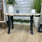 Milky Quartz Coffee Table, 31" Long, 16" Tall by Brazil Gems® Model #1394MQ-001 - Brazil GemsBrazil GemsMilky Quartz Coffee Table, 31" Long, 16" Tall by Brazil Gems® Model #1394MQ-001Tables: Coffee1394MQ-001