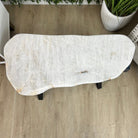 Milky Quartz Coffee Table, 31" Long, 16" Tall by Brazil Gems® Model #1394MQ-001 - Brazil GemsBrazil GemsMilky Quartz Coffee Table, 31" Long, 16" Tall by Brazil Gems® Model #1394MQ-001Tables: Coffee1394MQ-001