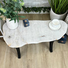 Milky Quartz Coffee Table, 31" Long, 16" Tall by Brazil Gems® Model #1394MQ-001 - Brazil GemsBrazil GemsMilky Quartz Coffee Table, 31" Long, 16" Tall by Brazil Gems® Model #1394MQ-001Tables: Coffee1394MQ-001