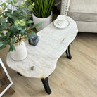 Milky Quartz Coffee Table, 31" Long, 16" Tall by Brazil Gems® Model #1394MQ-001 - Brazil GemsBrazil GemsMilky Quartz Coffee Table, 31" Long, 16" Tall by Brazil Gems® Model #1394MQ-001Tables: Coffee1394MQ-001