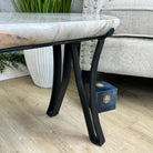 Milky Quartz Coffee Table, 31" Long, 16" Tall by Brazil Gems® Model #1394MQ-001 - Brazil GemsBrazil GemsMilky Quartz Coffee Table, 31" Long, 16" Tall by Brazil Gems® Model #1394MQ-001Tables: Coffee1394MQ-001