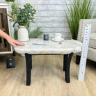 Milky Quartz Coffee Table, 31.2" Long, 16.2" Tall #1394MQ-003 - Brazil GemsBrazil GemsMilky Quartz Coffee Table, 31.2" Long, 16.2" Tall #1394MQ-003Tables: Coffee1394MQ-003