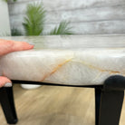 Milky Quartz Coffee Table, 31.2" Long, 16.2" Tall #1394MQ-003 - Brazil GemsBrazil GemsMilky Quartz Coffee Table, 31.2" Long, 16.2" Tall #1394MQ-003Tables: Coffee1394MQ-003