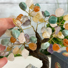 Mixed Gems 7" Tall Handmade Gemstone Tree on a Crystal base, 60 Gems #5402MIXD - Brazil GemsBrazil GemsMixed Gems 7" Tall Handmade Gemstone Tree on a Crystal base, 60 Gems #5402MIXDGemstone Trees5402MIXD