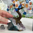 Mixed Gems 7" Tall Handmade Gemstone Tree on a Crystal base, 60 Gems #5402MIXD - Brazil GemsBrazil GemsMixed Gems 7" Tall Handmade Gemstone Tree on a Crystal base, 60 Gems #5402MIXDGemstone Trees5402MIXD