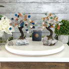 Mixed Gems 7" Tall Handmade Gemstone Tree on a Crystal base, 60 Gems #5402MIXD - Brazil GemsBrazil GemsMixed Gems 7" Tall Handmade Gemstone Tree on a Crystal base, 60 Gems #5402MIXDGemstone Trees5402MIXD