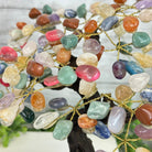 Mixed Gems 9" Tall Handmade Gemstone Tree on a Crystal base, 120 Gems #5403MIXD - Brazil GemsBrazil GemsMixed Gems 9" Tall Handmade Gemstone Tree on a Crystal base, 120 Gems #5403MIXDGemstone Trees5403MIXD