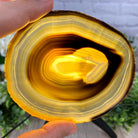 Natural Agate Coasters, generous sizes 3.5" to 4.5" each, 4-piece set Model #5205NATU by Brazil Gems - Brazil GemsBrazil GemsNatural Agate Coasters, generous sizes 3.5" to 4.5" each, 4-piece set Model #5205NATU by Brazil GemsCoaster Sets5205NATU