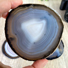 Natural Agate Coasters, generous sizes 3.5" to 4.5" each, 4-piece set Model #5205NATU by Brazil Gems - Brazil GemsBrazil GemsNatural Agate Coasters, generous sizes 3.5" to 4.5" each, 4-piece set Model #5205NATU by Brazil GemsCoaster Sets5205NATU