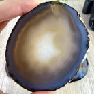 Natural Agate Coasters, generous sizes 3.5" to 4.5" each, 4-piece set Model #5205NATU by Brazil Gems - Brazil GemsBrazil GemsNatural Agate Coasters, generous sizes 3.5" to 4.5" each, 4-piece set Model #5205NATU by Brazil GemsCoaster Sets5205NATU