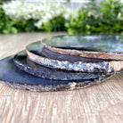 Natural Agate Coasters, generous sizes 3.5" to 4.5" each, 4-piece set Model #5205NATU by Brazil Gems - Brazil GemsBrazil GemsNatural Agate Coasters, generous sizes 3.5" to 4.5" each, 4-piece set Model #5205NATU by Brazil GemsCoaster Sets5205NATU