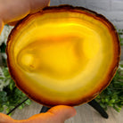 Natural Agate Coasters, generous sizes 3.5" to 4.5" each, 4-piece set Model #5205NATU by Brazil Gems - Brazil GemsBrazil GemsNatural Agate Coasters, generous sizes 3.5" to 4.5" each, 4-piece set Model #5205NATU by Brazil GemsCoaster Sets5205NATU