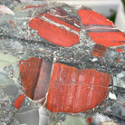 Natural Bloodstone Jasper Side Table on Black Metal Base, 24.6" Tall #1342BS-002 - Brazil GemsBrazil GemsNatural Bloodstone Jasper Side Table on Black Metal Base, 24.6" Tall #1342BS-002Tables: Side1342BS-002