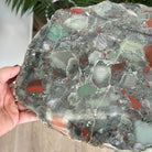 Natural Bloodstone Jasper Side Table on Black Metal Base, 24.6" Tall #1342BS-002 - Brazil GemsBrazil GemsNatural Bloodstone Jasper Side Table on Black Metal Base, 24.6" Tall #1342BS-002Tables: Side1342BS-002