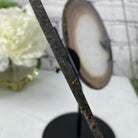 Natural Brazilian Agate "Butterfly" Slices, 8.3" Tall #5050NA-039 by Brazil Gems - Brazil GemsBrazil GemsNatural Brazilian Agate "Butterfly" Slices, 8.3" Tall #5050NA-039 by Brazil GemsAgate Butterfly Wings5050NA-039