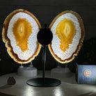 Natural Brazilian Agate "Butterfly Wings", 10.1" Tall #5050NA-121 - Brazil GemsBrazil GemsNatural Brazilian Agate "Butterfly Wings", 10.1" Tall #5050NA-121Agate Butterfly Wings5050NA-121