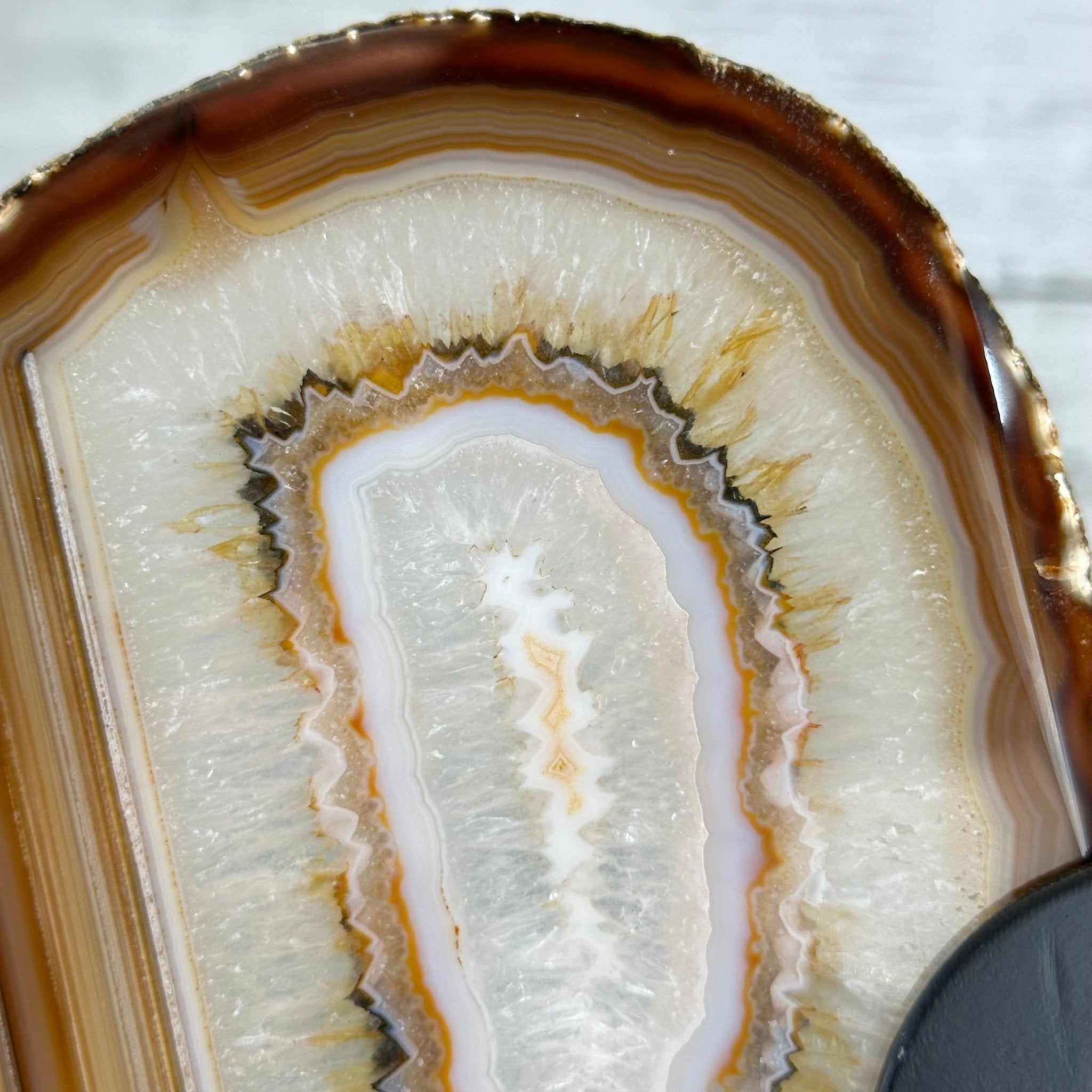 Natural Brazilian Agate "Butterfly Wings", 10.1" Tall #5050NA-130 - Brazil GemsBrazil GemsNatural Brazilian Agate "Butterfly Wings", 10.1" Tall #5050NA-130Agate Butterfly Wings5050NA-130