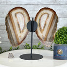 Natural Brazilian Agate "Butterfly Wings", 10.1" Tall #5050NA-130 - Brazil GemsBrazil GemsNatural Brazilian Agate "Butterfly Wings", 10.1" Tall #5050NA-130Agate Butterfly Wings5050NA-130