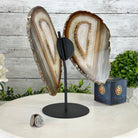 Natural Brazilian Agate "Butterfly Wings", 10.1" Tall #5050NA-130 - Brazil GemsBrazil GemsNatural Brazilian Agate "Butterfly Wings", 10.1" Tall #5050NA-130Agate Butterfly Wings5050NA-130