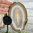 Natural Brazilian Agate "Butterfly Wings", 10.4" Tall #5050NA-118 - Brazil GemsBrazil GemsNatural Brazilian Agate "Butterfly Wings", 10.4" Tall #5050NA-118Agate Butterfly Wings5050NA-118