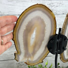 Natural Brazilian Agate "Butterfly Wings", 10.4" Tall #5050NA-118 - Brazil GemsBrazil GemsNatural Brazilian Agate "Butterfly Wings", 10.4" Tall #5050NA-118Agate Butterfly Wings5050NA-118