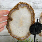 Natural Brazilian Agate "Butterfly Wings", 10.5" Tall #5050NA-126 - Brazil GemsBrazil GemsNatural Brazilian Agate "Butterfly Wings", 10.5" Tall #5050NA-126Agate Butterfly Wings5050NA-126