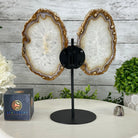 Natural Brazilian Agate "Butterfly Wings", 10.5" Tall #5050NA-126 - Brazil GemsBrazil GemsNatural Brazilian Agate "Butterfly Wings", 10.5" Tall #5050NA-126Agate Butterfly Wings5050NA-126