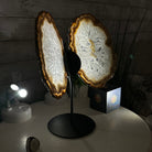 Natural Brazilian Agate "Butterfly Wings", 10.5" Tall #5050NA-126 - Brazil GemsBrazil GemsNatural Brazilian Agate "Butterfly Wings", 10.5" Tall #5050NA-126Agate Butterfly Wings5050NA-126