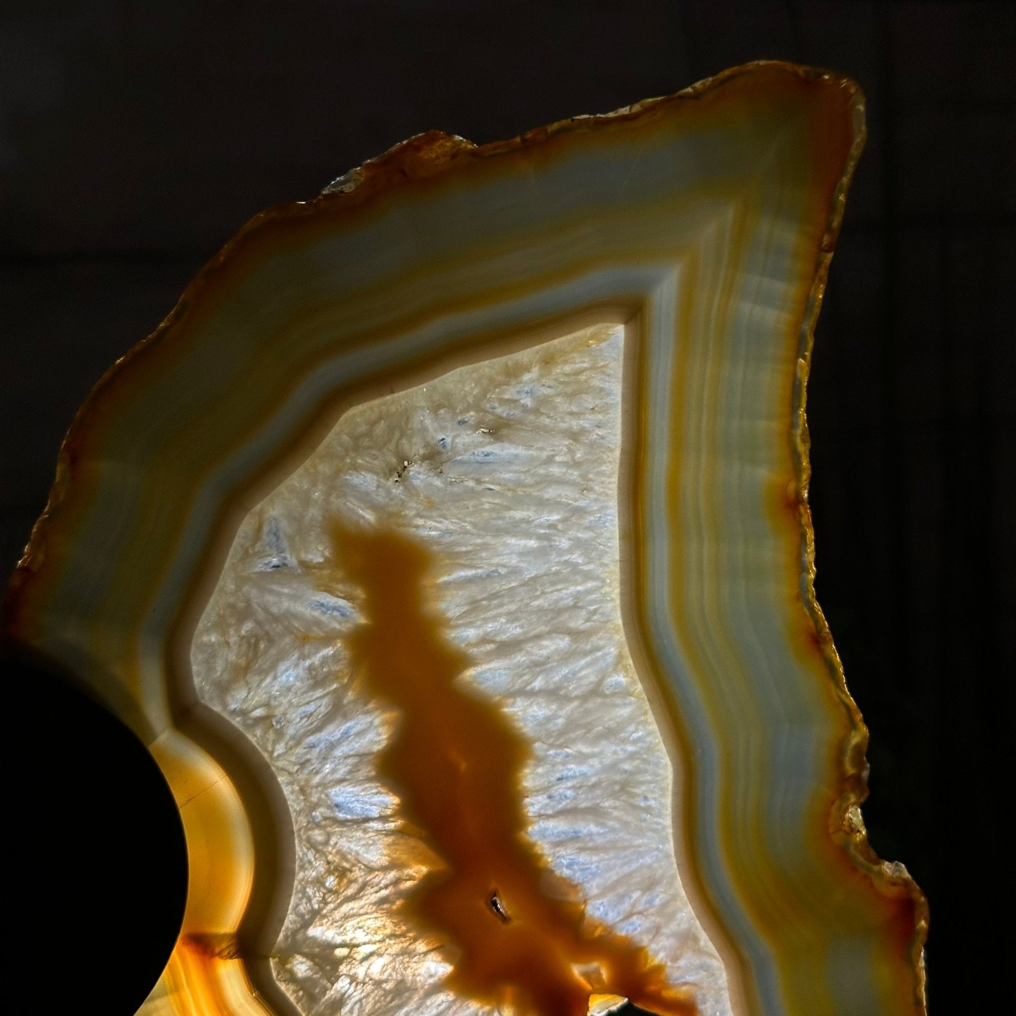Natural Brazilian Agate "Butterfly Wings", 10.6" Tall #5050NA-122 - Brazil GemsBrazil GemsNatural Brazilian Agate "Butterfly Wings", 10.6" Tall #5050NA-122Agate Butterfly Wings5050NA-122