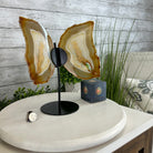 Natural Brazilian Agate "Butterfly Wings", 10.6" Tall #5050NA-122 - Brazil GemsBrazil GemsNatural Brazilian Agate "Butterfly Wings", 10.6" Tall #5050NA-122Agate Butterfly Wings5050NA-122