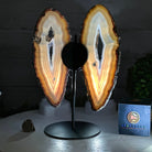 Natural Brazilian Agate "Butterfly Wings", 10.7" Tall #5050NA-117 - Brazil GemsBrazil GemsNatural Brazilian Agate "Butterfly Wings", 10.7" Tall #5050NA-117Agate Butterfly Wings5050NA-117