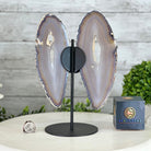 Natural Brazilian Agate "Butterfly Wings", 10.7" Tall #5050NA-117 - Brazil GemsBrazil GemsNatural Brazilian Agate "Butterfly Wings", 10.7" Tall #5050NA-117Agate Butterfly Wings5050NA-117