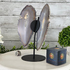 Natural Brazilian Agate "Butterfly Wings", 10.7" Tall #5050NA-117 - Brazil GemsBrazil GemsNatural Brazilian Agate "Butterfly Wings", 10.7" Tall #5050NA-117Agate Butterfly Wings5050NA-117